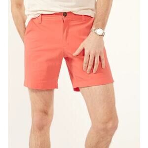 NWOT‎ Chubbies Chino Short Men New Englands Vintage Washed Coral SZ 40 7” Inseam